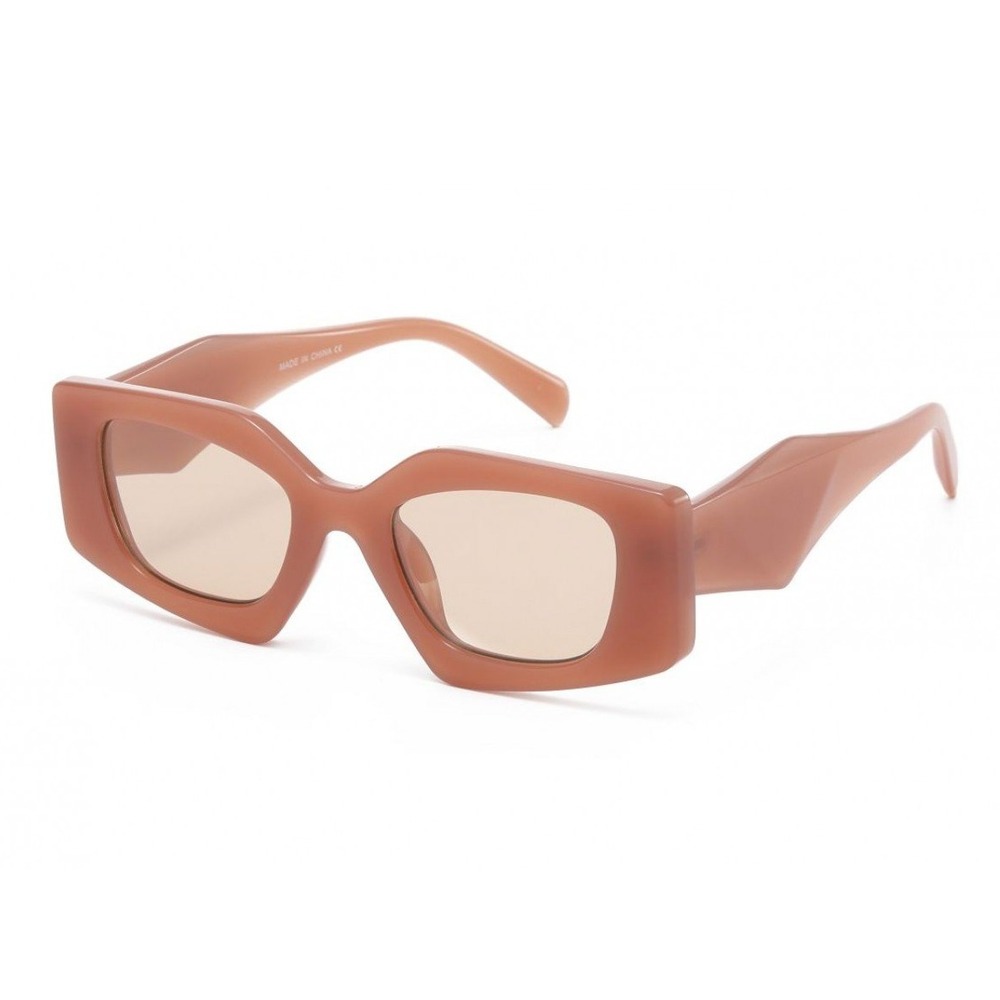 Sunglasses Women Beige Lens Trendy Luxury Lentes Gafas Mujeres Nuevo Moderno New